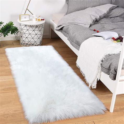Super Soft Fluffy Fuzzy Rug <strong>for Bedroom</strong>, Yellow <strong>Furry</strong> Shag Rug 4x5. . Furry rugs for bedroom